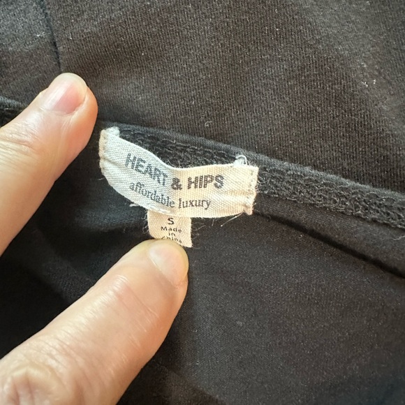 Heart & Hips Black Spaghetti Strap Bodysuit Size Small - Picture 5 of 8